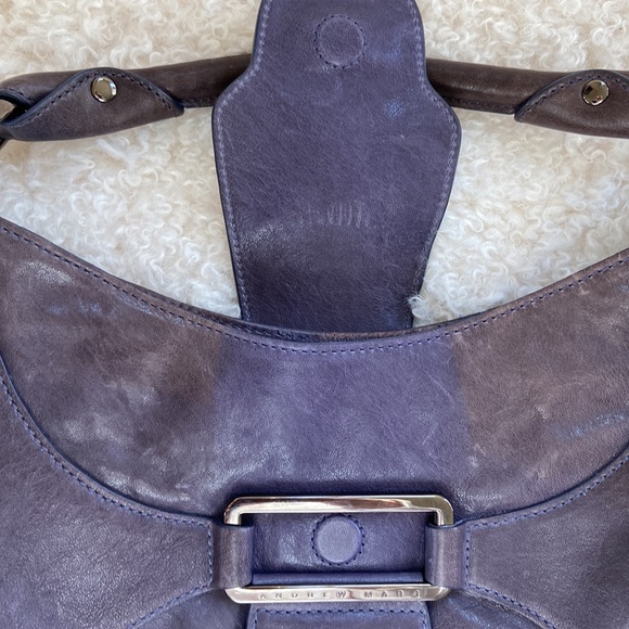 Andrew Marc Leather Shoulder Bag - Picture 9 of 13